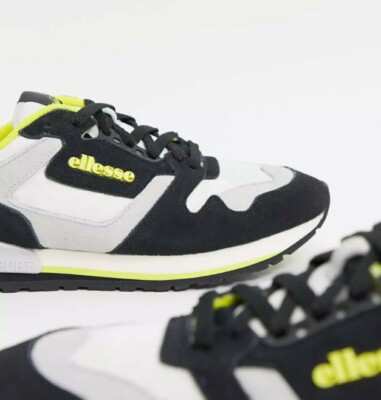 Ellesse Shoes 147 Suede AMColor black/white/Light-greenSize  display picture 1