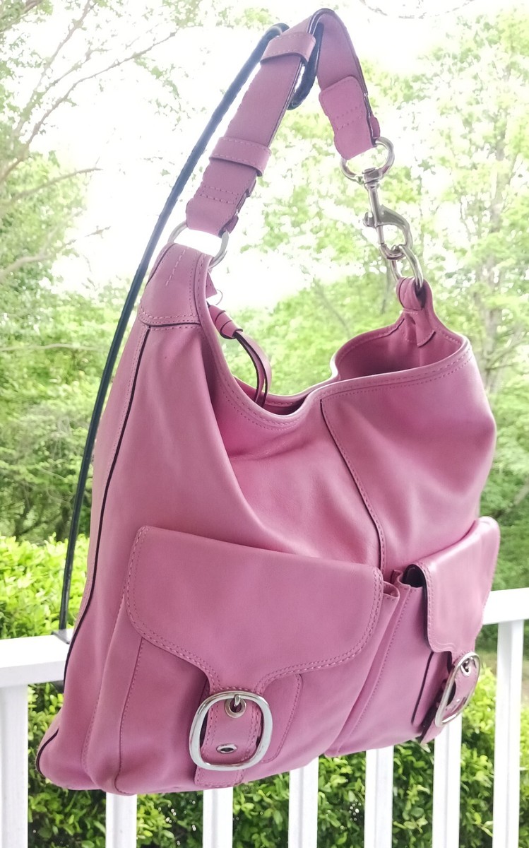 Coach F13356 Vintage Bleecker Shoulder Bag Extra Large Bubble Gum