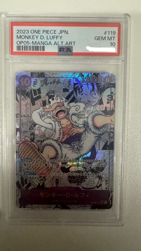 Monkey.D.Luffy (Manga) graded PSA 10 for sale on eBay