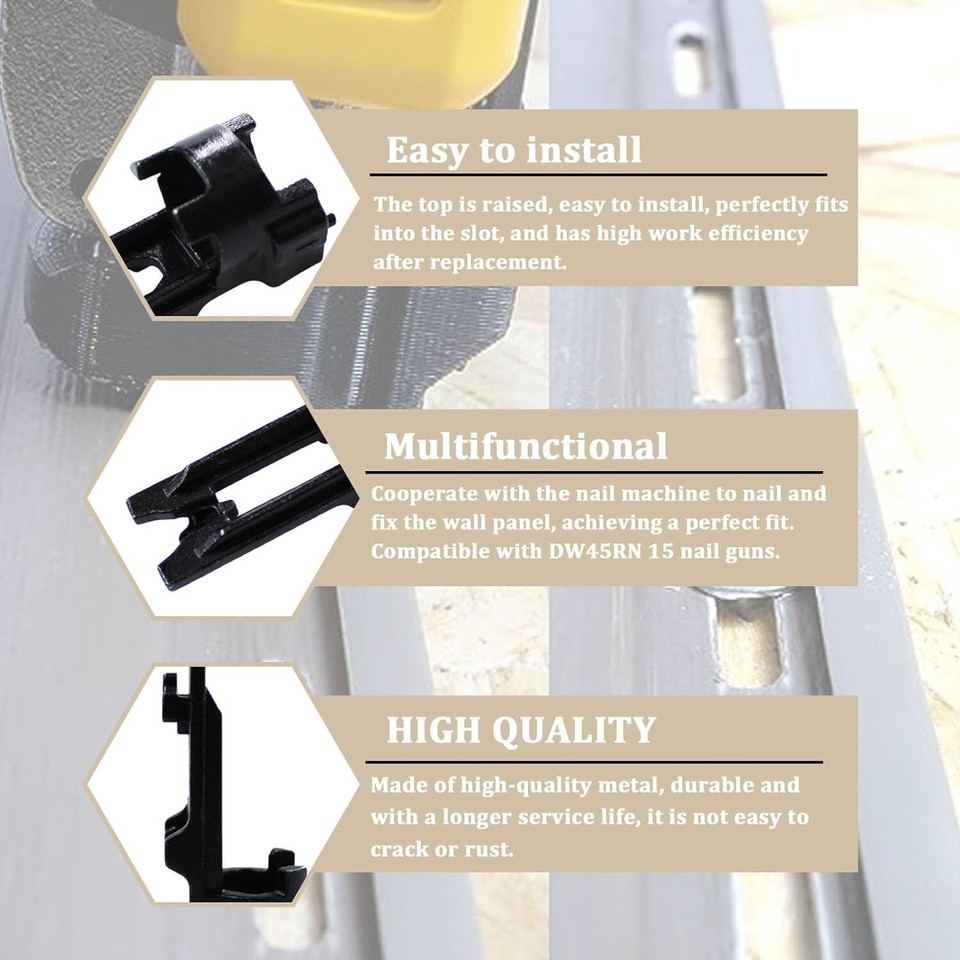 45RNVSA Vinyl Siding Nailer Adapter Kit, Replacement for DeWalt DW45RN