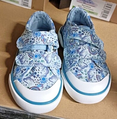 Start-rite RAINBOW blaue Kleinkind Canvas Turnschuhe für Jungen in verschiedenen Größen