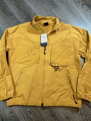 Air Jordan 23 Engineered Statement Jacket Mens Large Chutney Yellow Sz Large