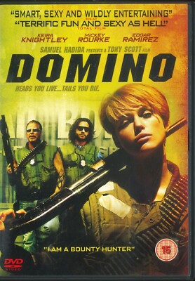 Domino (2005) DVD, Keira Knightley, Mickey Rourke, Edgar Ramírez