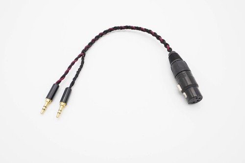 Dual 3.5mm TRS to Balanced XLR Adapter 
