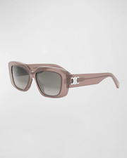 CELINE CL40216U 72Z Pink Shield Sunglasses Women