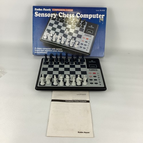 Radio Shack Companion Chess Sensory Chess Computer Electronic Board Game Vintage