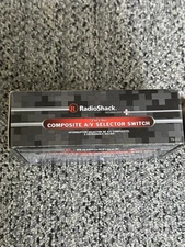 Radio Shack Composite A/V Selector Switch – 2-In 1-Out – Model 15-312