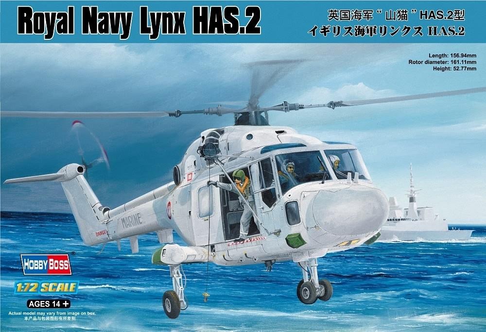 HBB87236 - Hobbyboss 1:72 - Royal Navy Lynx HAS.2