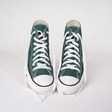 Converse Chuck Taylor All Star High Top Green Canvas Sneakers Great Condition