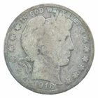 Better 1913-D US Barber 90% Silver Half Dollar Coin Collection Set Break *672