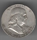 1961 D FRANKLIN HALF DOLLAR 90% SILVER DENVER MINT .50¢ UNITED STATES OF AMERICA