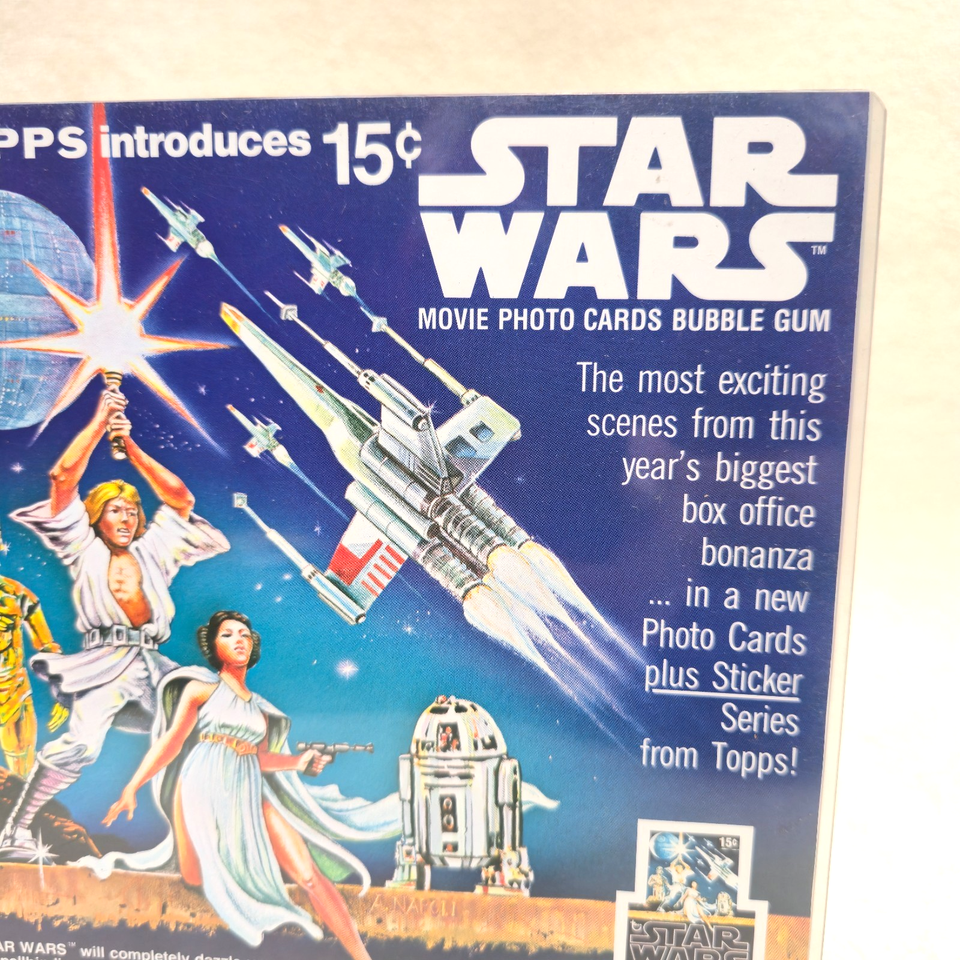 Original 1977 STAR WARS Topps Trading Cards ORDER FORM Promo Flyer VTG ...