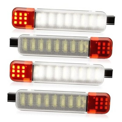 LED Interior Door Panel Light Courtesy Warning Lamp Assembly - 4 Pieces