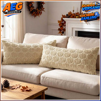 Kissenbezug 40X80 Cm PlüSch KüRbis Beige Dekokissen FüR Herbst Halloween Sofa