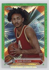 2023-24 Topps Chrome Green Topps Refractor Kobe Bufkin #197 15za