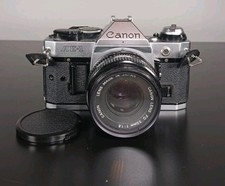 CANON AE-1 PROGRAM 35mm Film Camera w/ Canon 50mm f/1.8 Lens