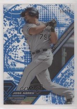 2017 Topps High Tek Pattern 1 Blue Rainbow 58/75 Jose Abreu #HT-JAB uk2