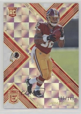 2017 Donruss Elite Rookies Red 95/149 Samaje Perine #163 Rookie RC fm0