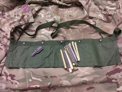 British .223 5.56 Repack Kit, 5 Pocket Bandolier 150 rd with clips and ...
