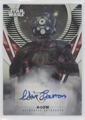 2023 Topps Star Wars Signature Series Chris Parsons as 4-LOM #A-CP Auto 9w7