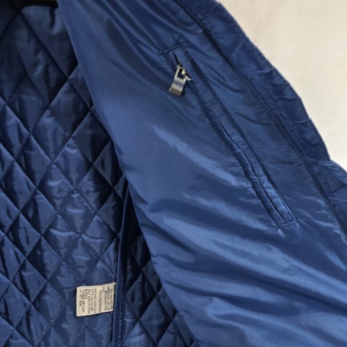 Talbots Vest Womens Small Puffer Blue Quilted Synthetic Full Zip Insulated - Picture 8 of 10