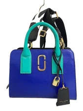 MARC JACOBS Shoulder Bag Leather BLU Solid m0013267