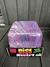NeeDoh Nice Berg Swirl XL Giant Nee Doh Squishy Swirl Cube Pink Purple Blue NEW