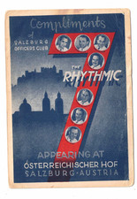 1947 APO 541 Austria Salzburg Officer's Club Postcard to Boston