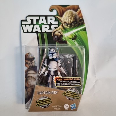 STAR WARS Movie Heroes/The Clone Wars CAPTAIN REX CW04 Hasbro MOC + Star Case