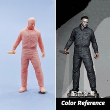 Figura de resina 1/64 Michael Myers 1 figura sin pintar sin montar