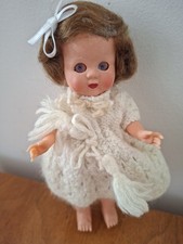 Vintage Plastic Sleepy Eyed 1950's Roddy Doll - 6 In/15cm Tall Made In England