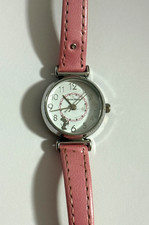 Vintage MINNIE MOUSE Disney Watch Women's or Girls Pink New Battery Running