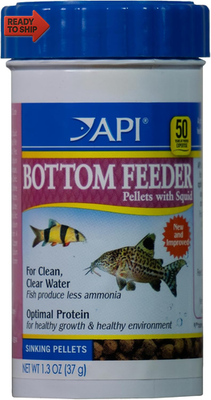 #ad #ad BOTTOM FEEDER PELLETS with SHRIMP Fish Food 1.3 Ounce Container $7.55