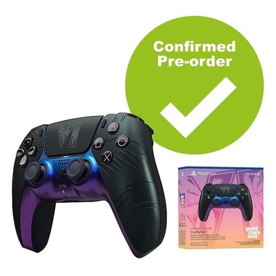 Sony PS5 DualSense Controller GTA VI Limited Edition Black |  PREORDER 