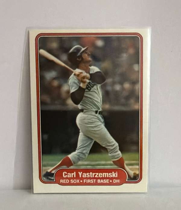 1982 Fleer #312 Carl Yastrzemski Excellent