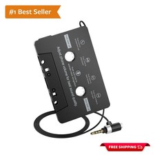 Universal 3.5mm Aux Cassette Adapter with Microphone for Cars - Plug & Play
