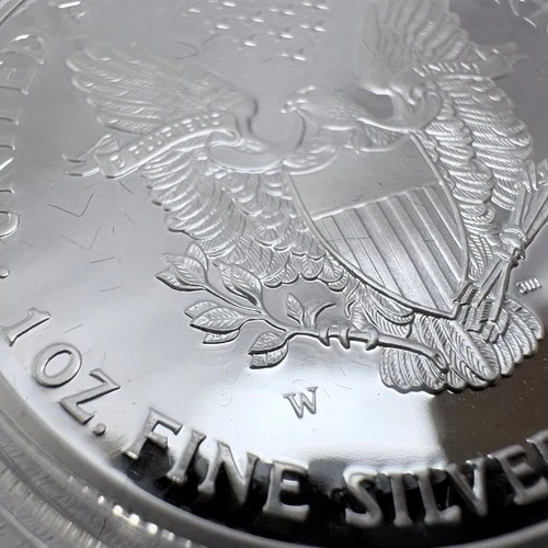 2001-W Proof Silver American Eagle $1 .999 Fine Silver Coin with OGP and COA [H3