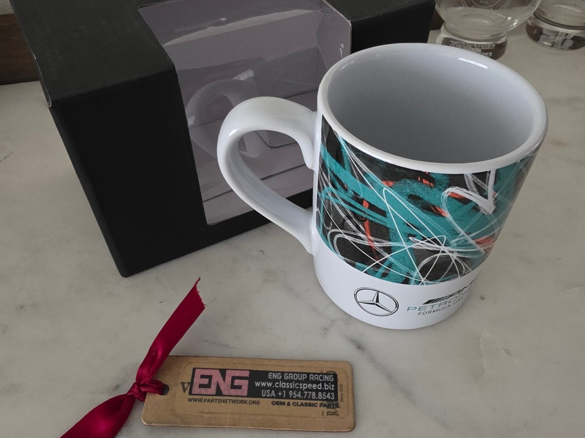 MERCEDES-AMG PETRONAS F1 GENUINE PORCELAIN TRAVEL/OFFICE MUG | LIMITED  EDITION | eBay