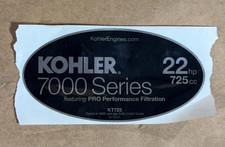 New Oem Kohler 32 113 111-s 7000 Series 22 Hp Pro Engine Shroud Decal New Oem Kohler 32 113 111-s 7000 Series 22 Hp Pro Engine Shroud Decal