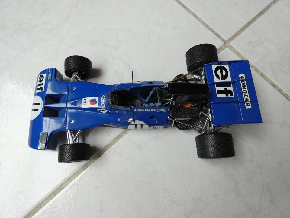 Tyrrell 003 Jackie Stewart #11 Gp Canada 1971 1/18 Exoto F1 Con Figura Difetto - Immagine 4 di 4
