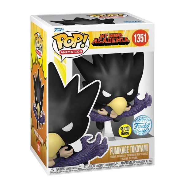 Funko Pop 68622 | My Hero Academia Figur Von Tokoyami Fumikage | Glow Effekt-image