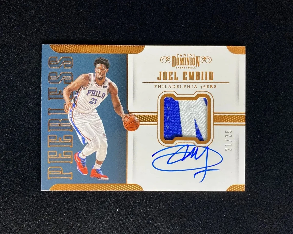 Panini エンビード Embiid RC ルーキー直筆サインカード Auto Joel Embiid Basketball Sports Trading Cards & Accessories