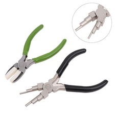 Flat Nose Pliers Black 6 In 1 Round Nose Pliers Durable Diagonal Pliers