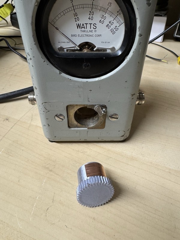 Bird 43 Thruline Wattmeter Blank Dummy Slug Element NEW 3D Printed, With Contact