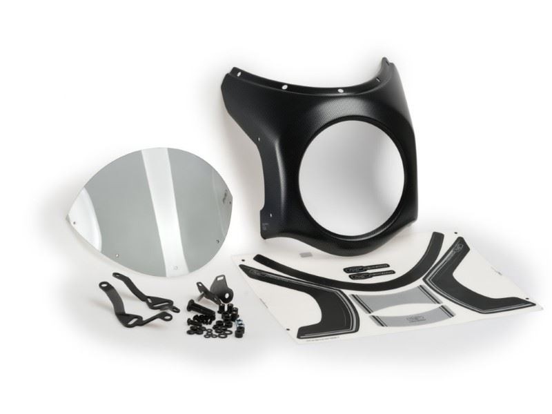 Puig Retro Cbn Look Fairing & Lgt Smk Screen 195mm Triumph Speed Twin 1200 19-21