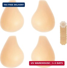 Nipple Covers Sticky Push up Bra Added Lift Seamless Ultra-Thin Pasties M