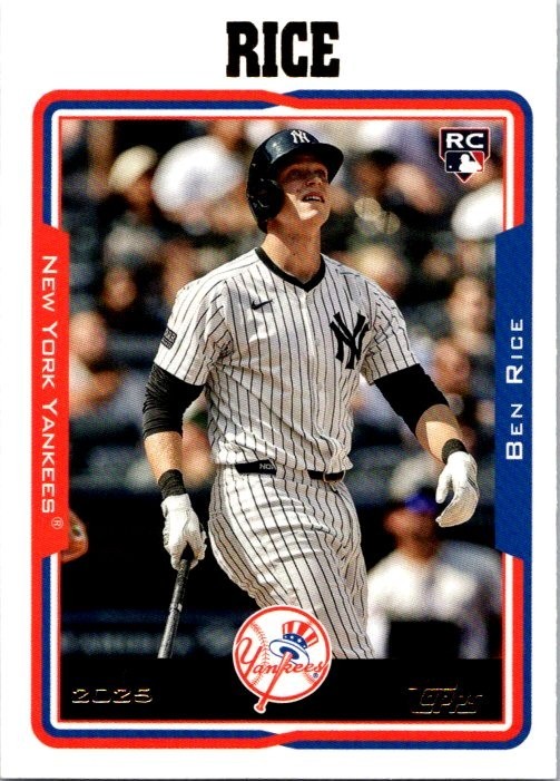 2025 Topps Archives - 2005 Topps Ben Rice #218 (RC)
