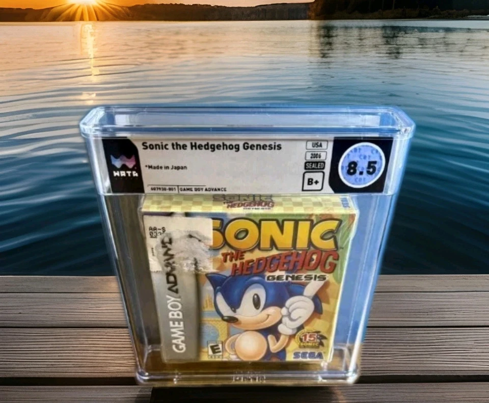 🌻 8.5 B+ Selado 🌻 Sonic the Hedgehog Genesis 🌻 Nintendo GBA 🌻Classificado WATA - Imagem 3 de 4