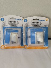 Safety 1st Double-Touch Plug 'N Outlet Covers 2-Pack Lot 4 Covers Total New