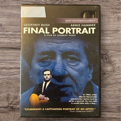 Final Portrait (DVD, 2017) Armie Hammer Stanley Tucci Biopic Drama   Good